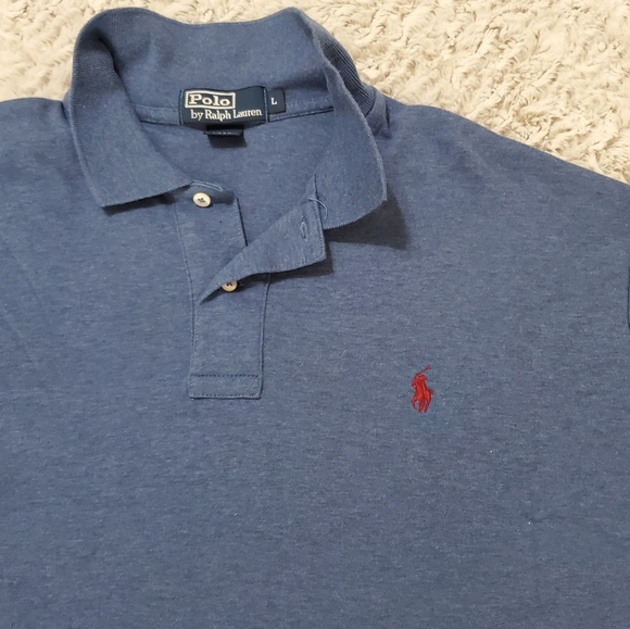 🚫SALE💙 Copy Ralph Lauren Blue Polo - Picture 3 of 4